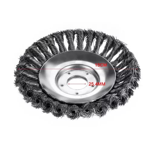 Weed Eater Head: Steel Wire Brush Cutter for Lawn Mower