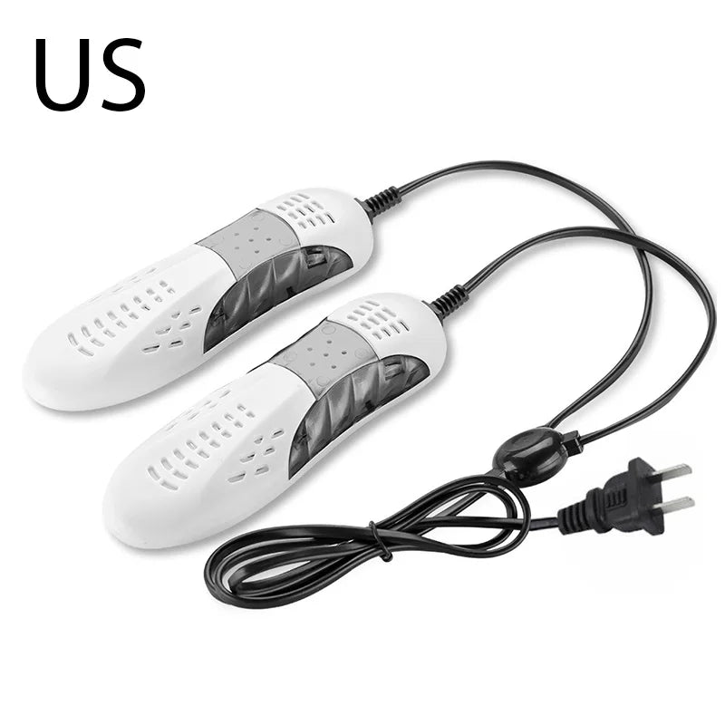 Electric Shoes Dryer Deodorizer with Heat Dehumidifier Device Foot Warmer Heater Eliminate Odor UV Shoe Drying Household