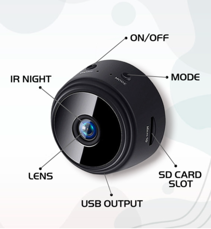 PicoSpy Camera - Magnetic Mini Security Camera