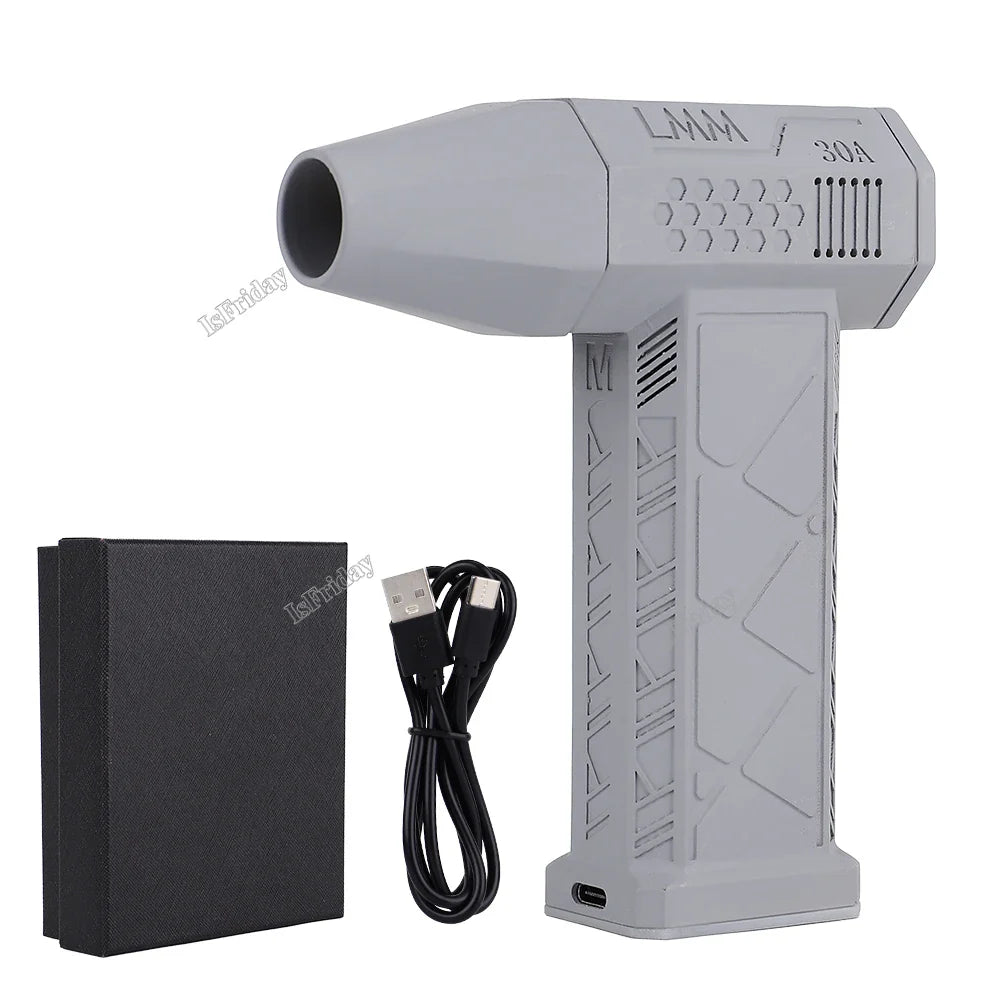 Powerful Blower with High Speed Duct Fan Mini Turbo Jet Fan 110,000 RPM 45m/sTurbo Violent Fan High-Performance Brushless Motor