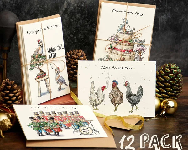 🎁Early Christmas Sale - Twelve Days Of Christmas Card Set