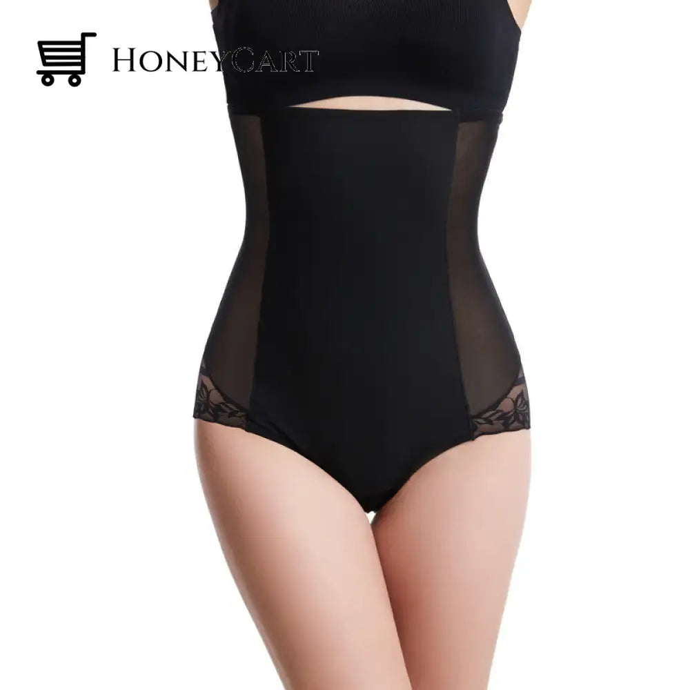 Abdominal Butt Lift Pants Black / L