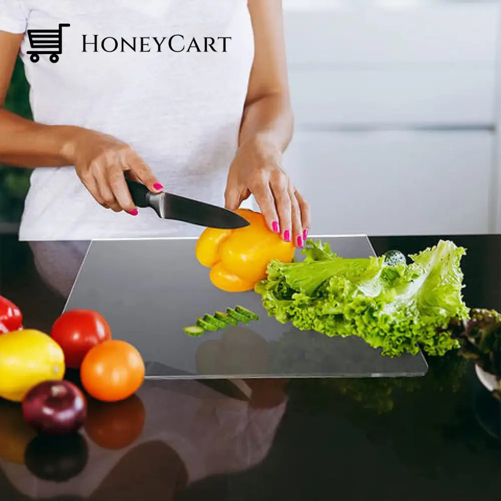Acrylic Anti-Slip Transparent Cutting Board