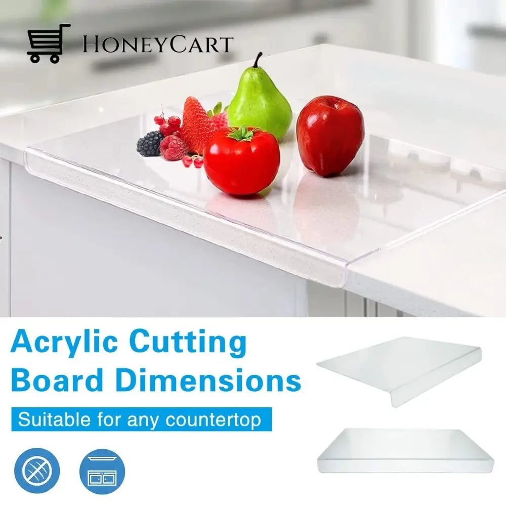Acrylic Anti-Slip Transparent Cutting Board