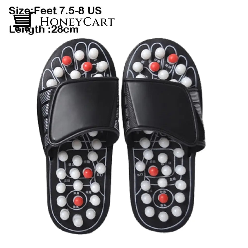 Acupressure & Reflexology Daily Foot Massager Sandals White 28Cm