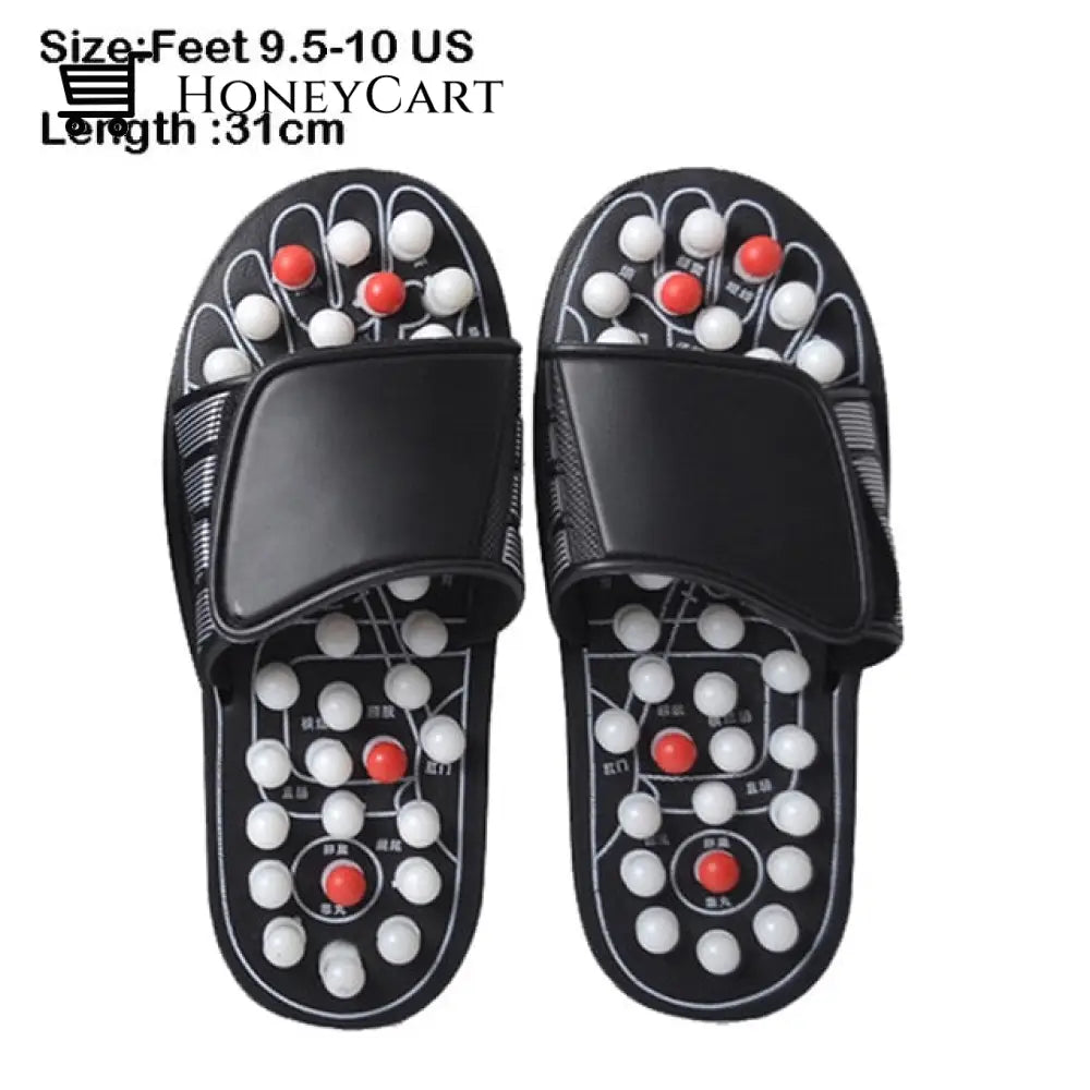 Acupressure & Reflexology Daily Foot Massager Sandals White 31Cm