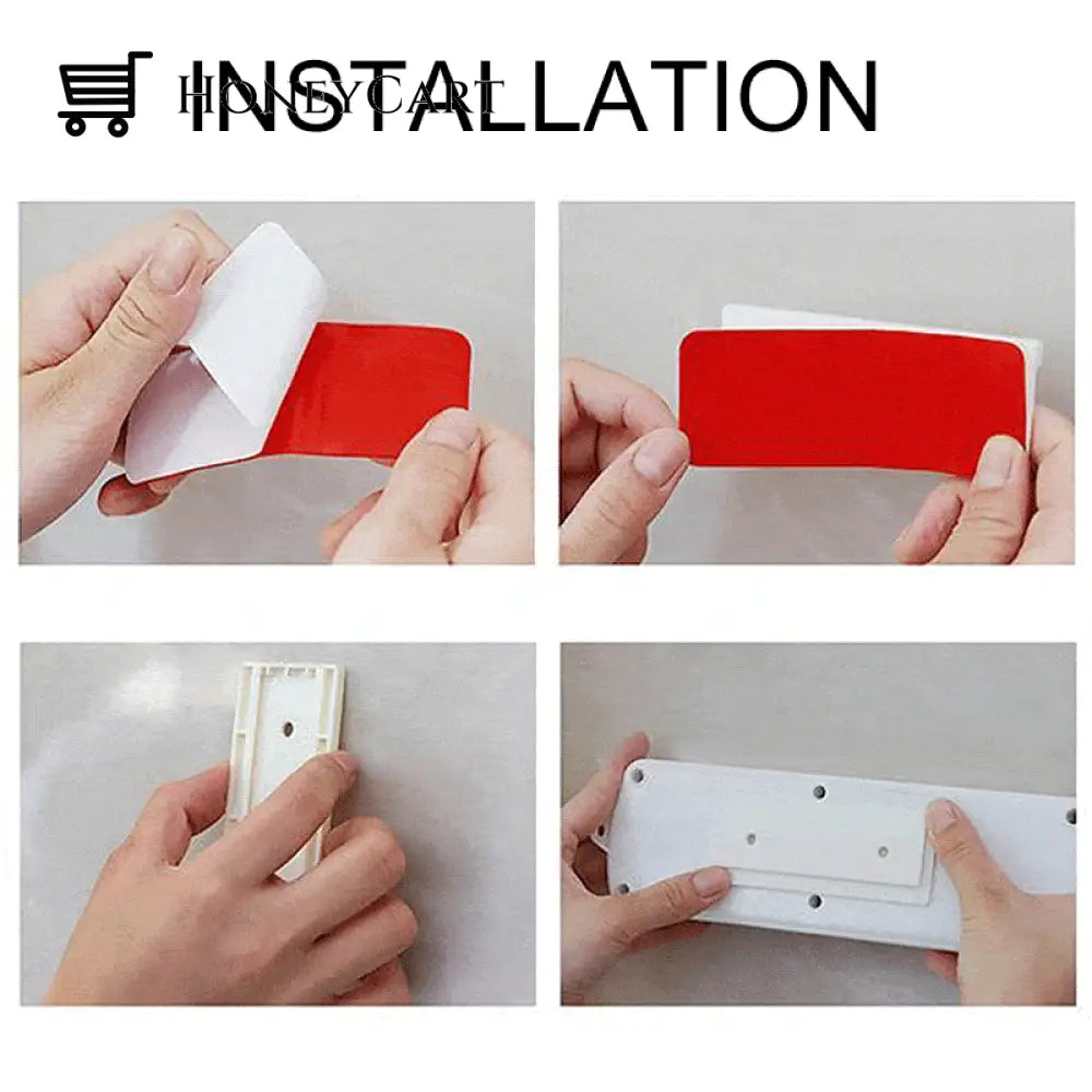 Adhesive Punch-Free Socket Holder