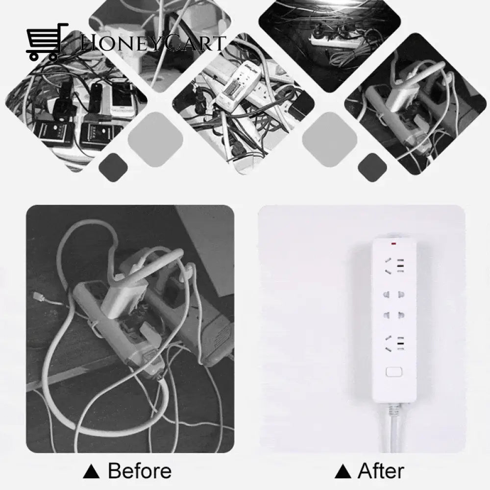 Adhesive Punch-Free Socket Holder