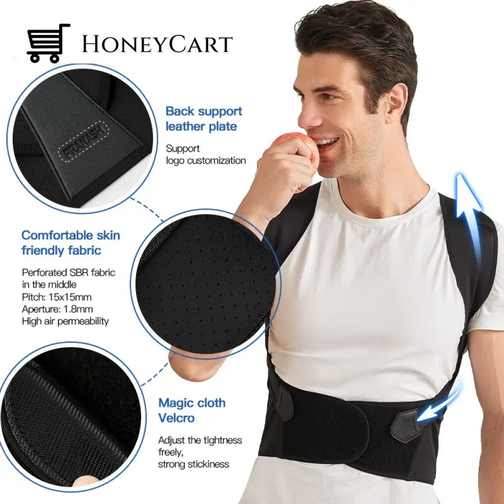 Adjustable Back Posture Corrector Belt