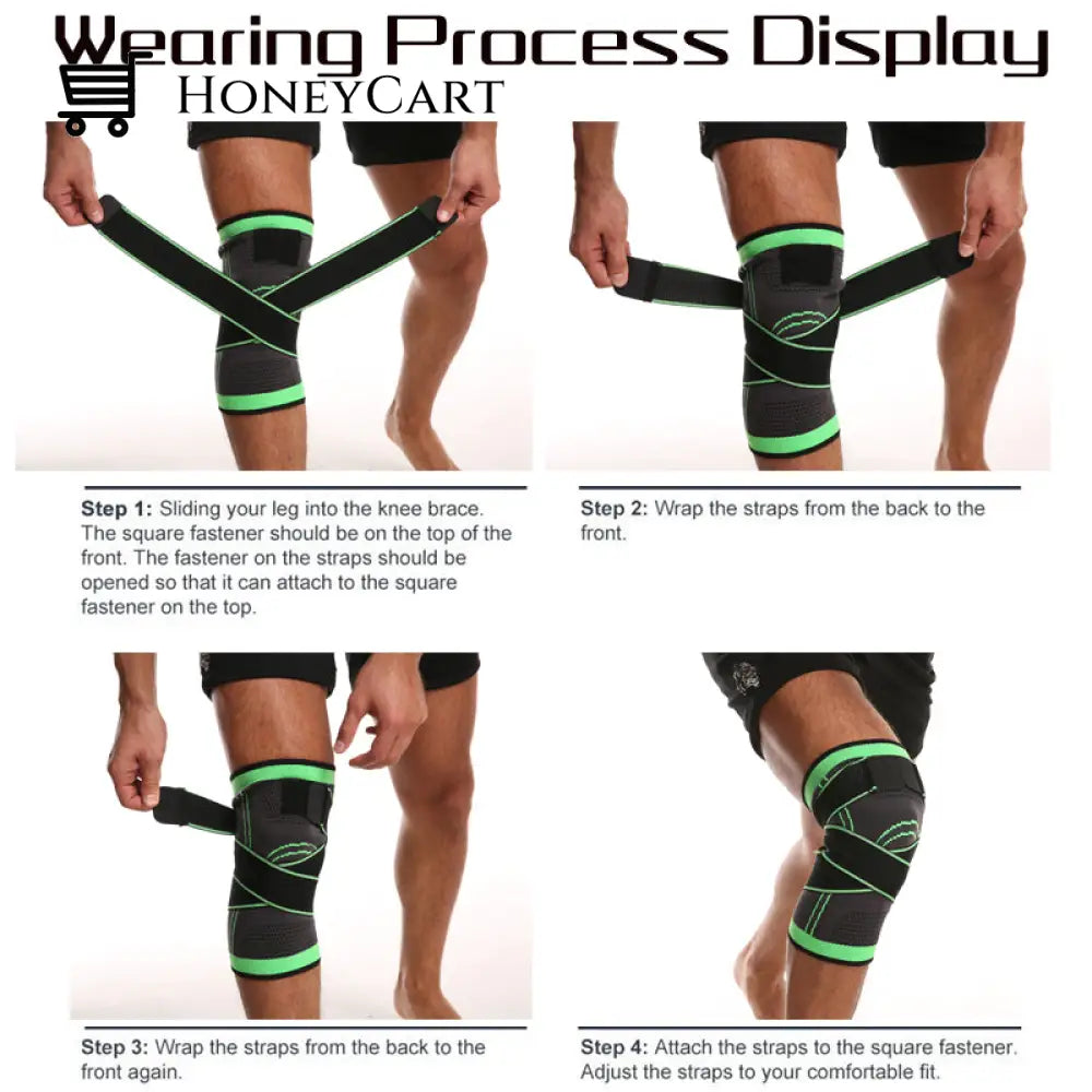 Adjustable Fitness Knee Joints Protector Pad Exercise &