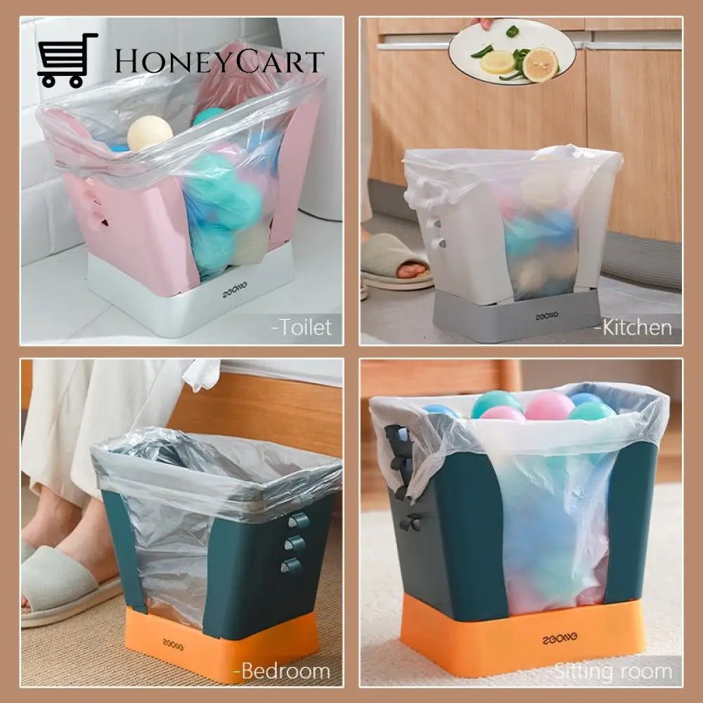 Adjustable Garbage Bag Holder Plastic