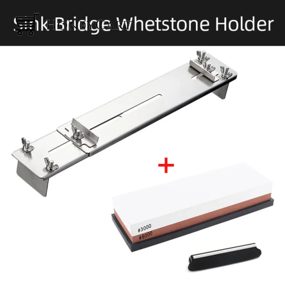 Adjustable Stone Base Sink Knife Sharpener Holder A-2 Sharpeners