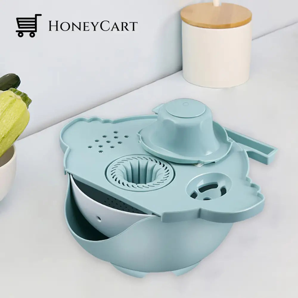 All-In-One Drain Basket Vegetable Grater Garters