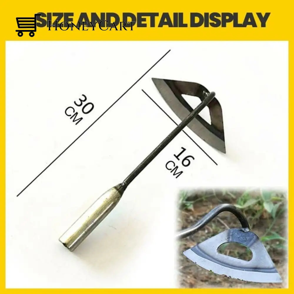 All-Steel Hardened Hollow Hoe