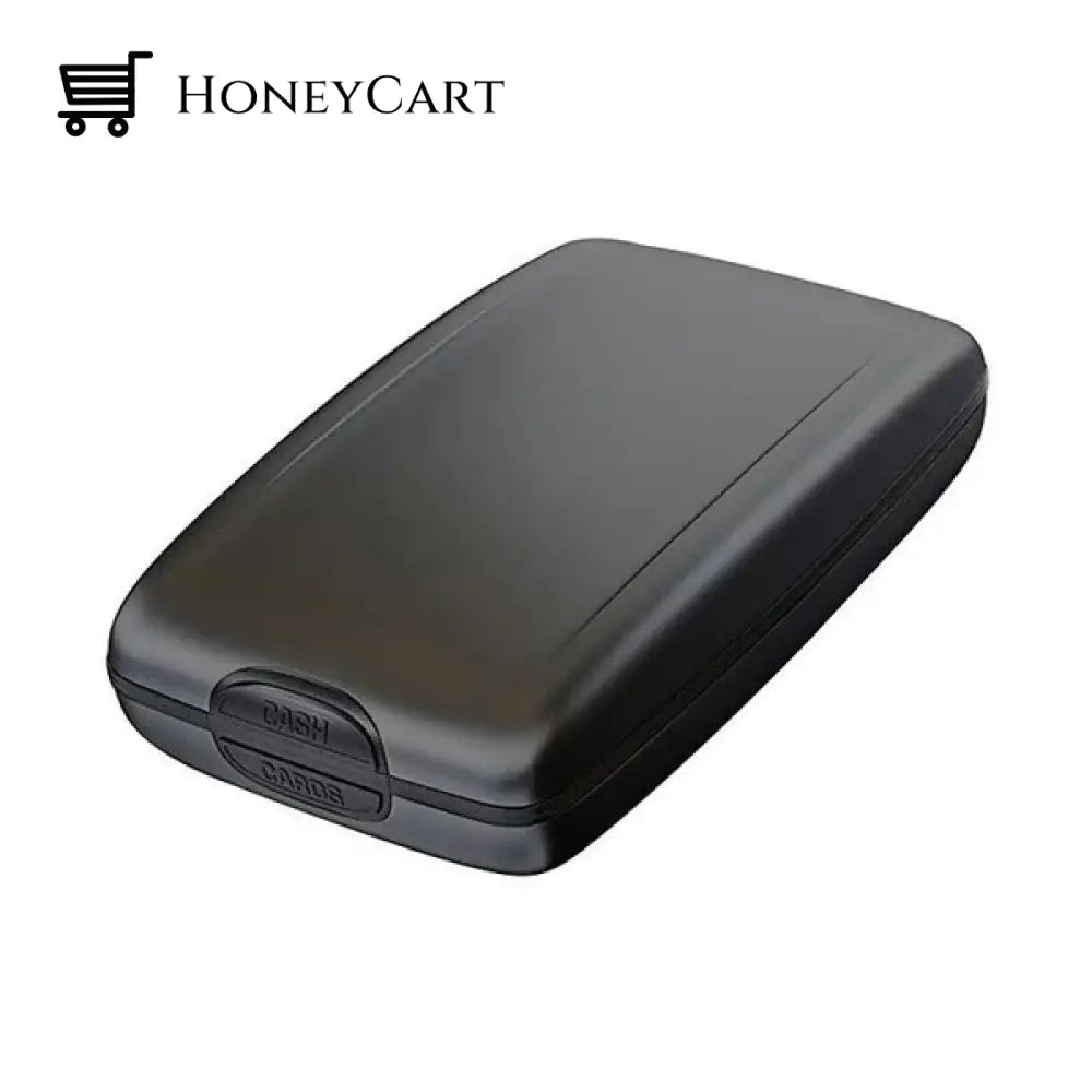 Aluminum Alloy Anti Theft Wallet Black Tool