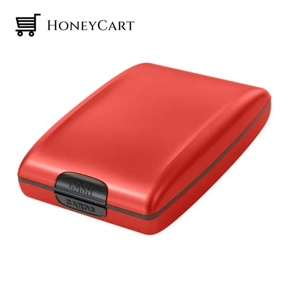 Aluminum Alloy Anti Theft Wallet Orange Tool