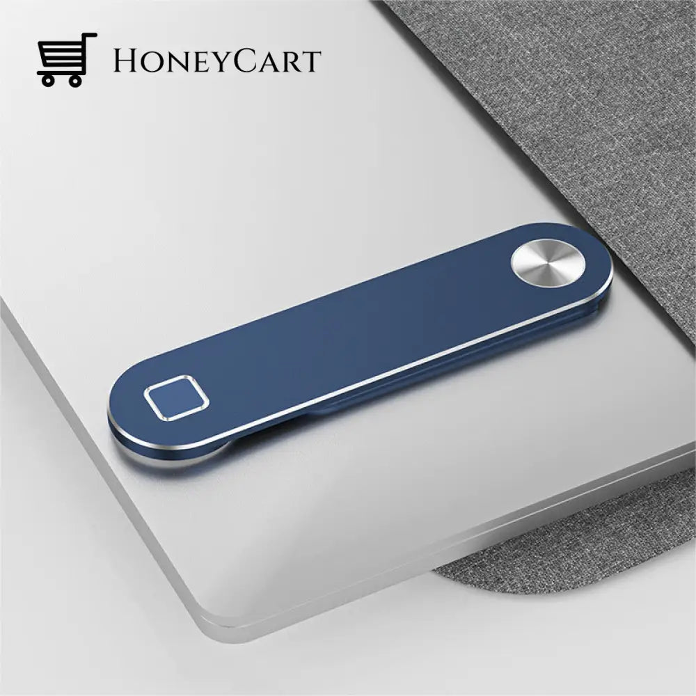 Aluminum Alloy Laptop Extension Stand Blue