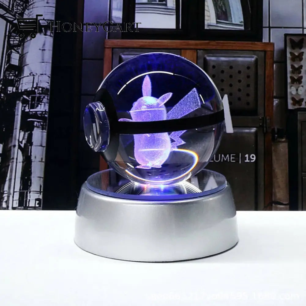 Anime Pokemon 3D Crystal Ball