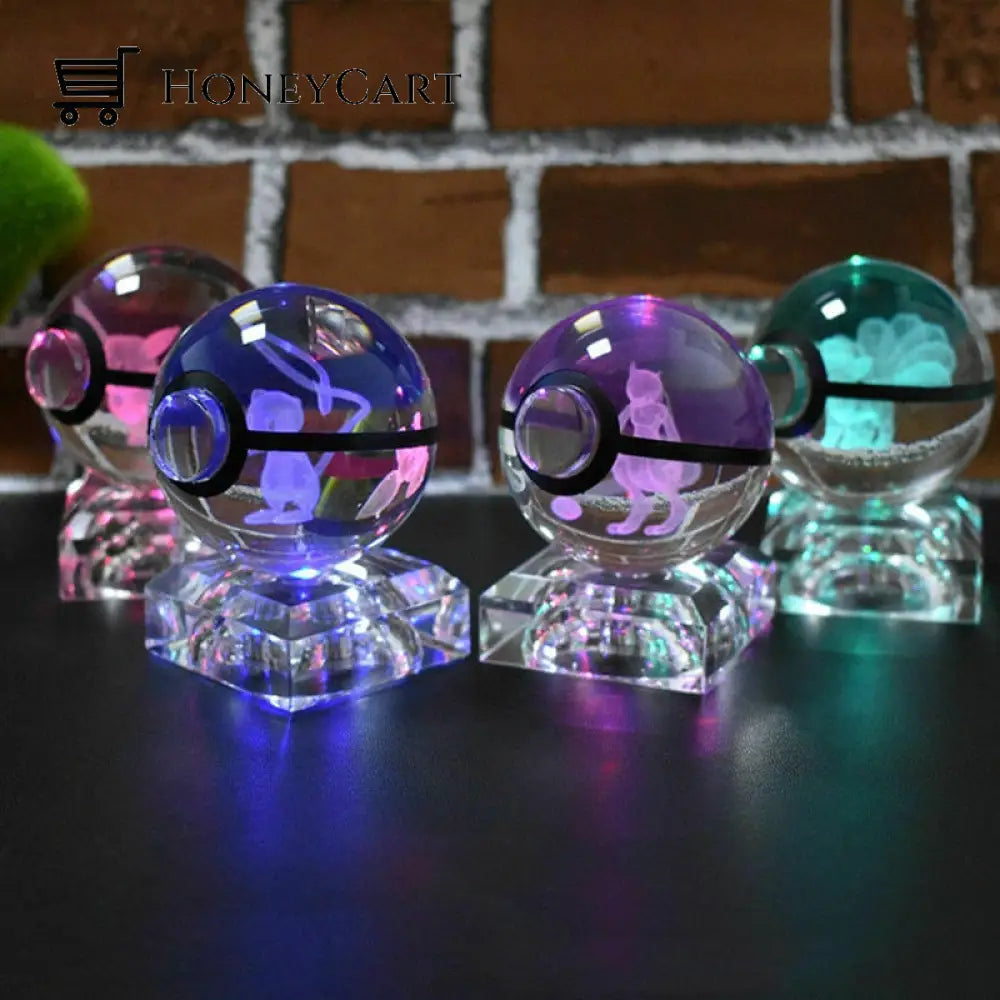 Anime Pokemon 3D Crystal Ball