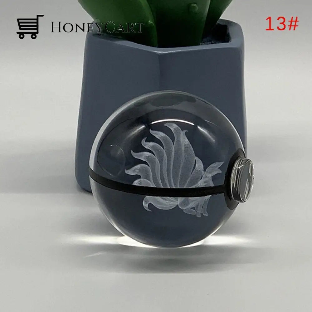 Anime Pokemon 3D Crystal Ball & Base / 13