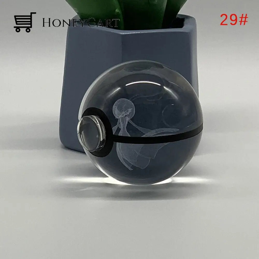 Anime Pokemon 3D Crystal Ball & Base / 29