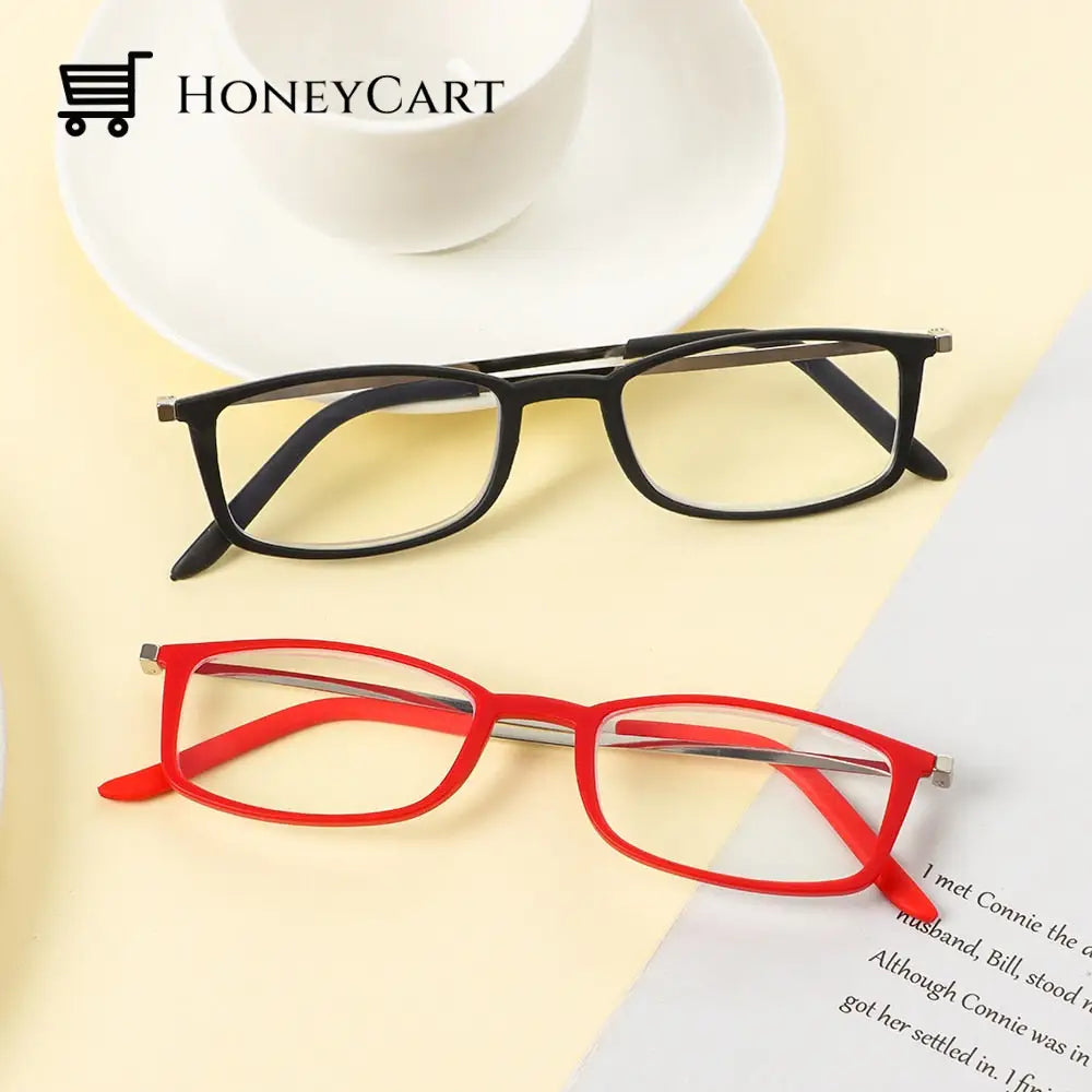 Anti-Blue Light Glasses With Cellphone Stand Eyeglass Lenses