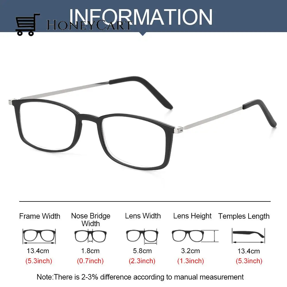 Anti-Blue Light Glasses With Cellphone Stand Eyeglass Lenses