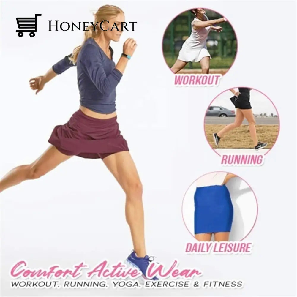 Anti-Chafing Active Skirt - Super Soft & Comfortable