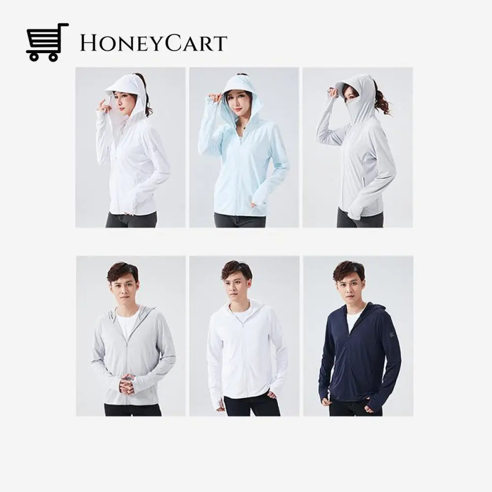 Anti Uv Lightweight Outdoor Sun Protection Hoodie