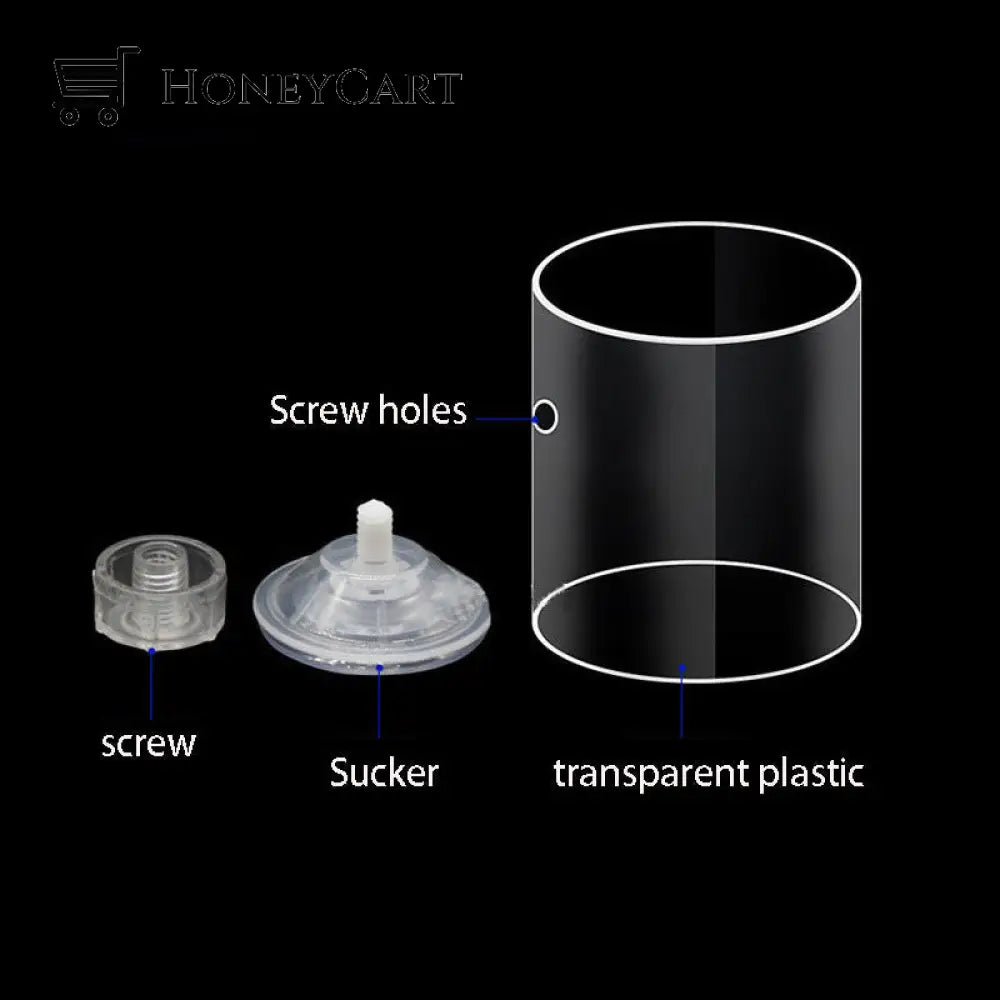 Aquarium Transparent Suction Fish Feeder Feeders