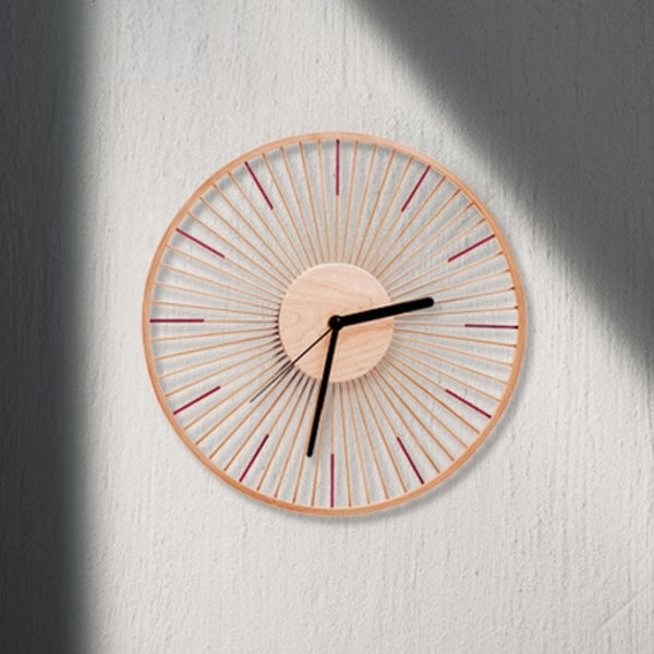 Bamboo Modern Clock