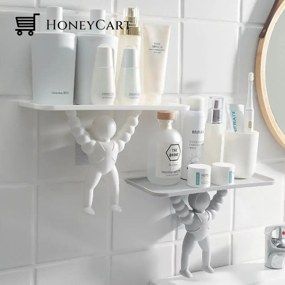Astronaut Wall-Mounted Storage Rack & Organization