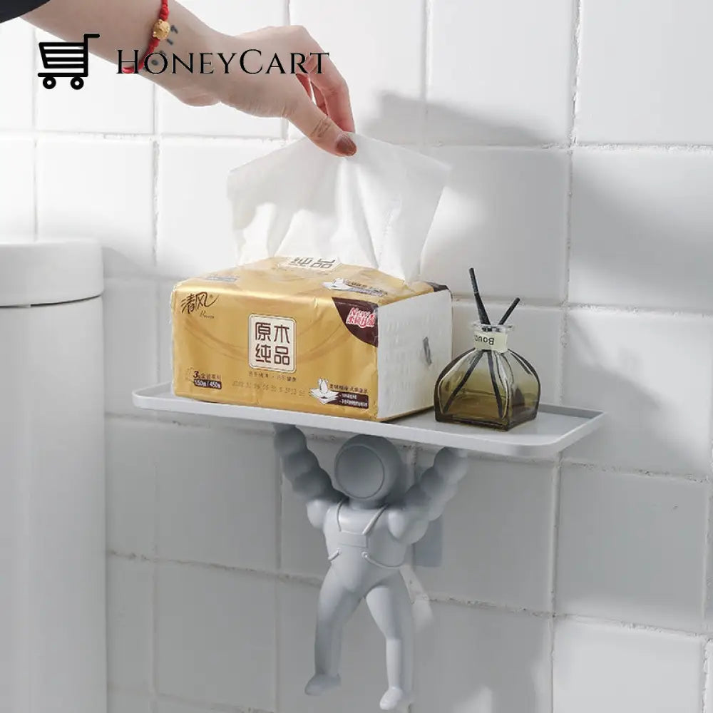 Astronaut Wall-Mounted Storage Rack & Organization