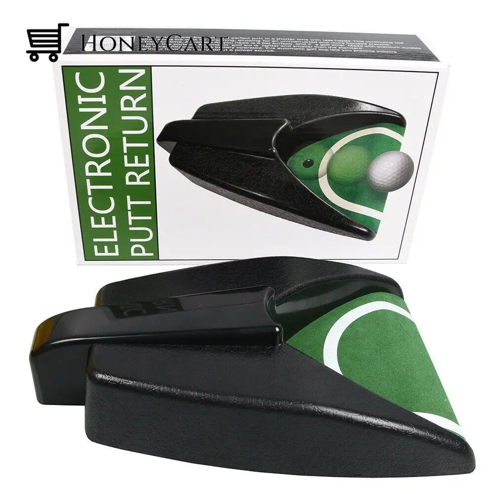 Automatic Ball Return Putting Trainer - Golf Putter Cup Training Aid With Automatic Ball Return