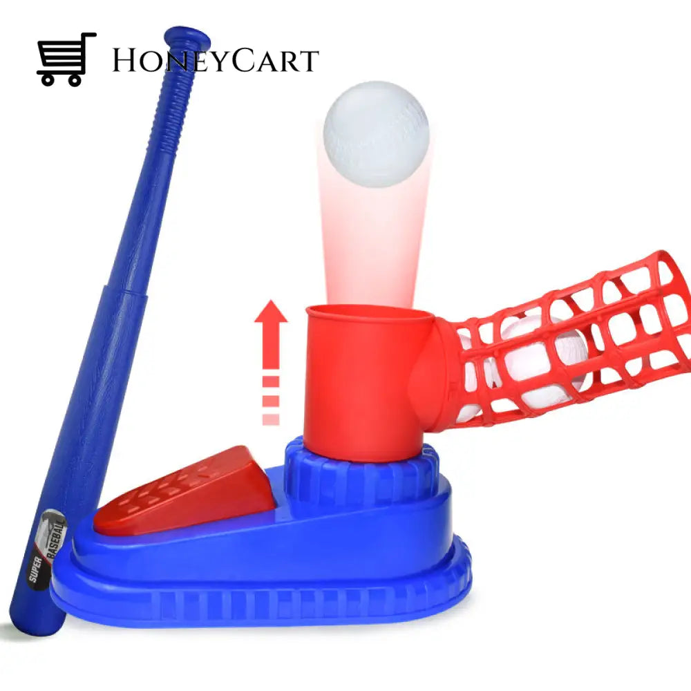 Automatic Baseball Training Ball Launcher Machine Set Toys