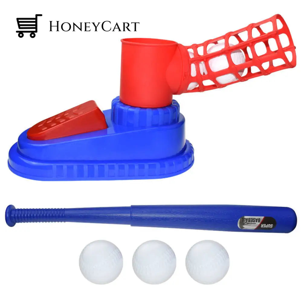 Automatic Baseball Training Ball Launcher Machine Set Toys