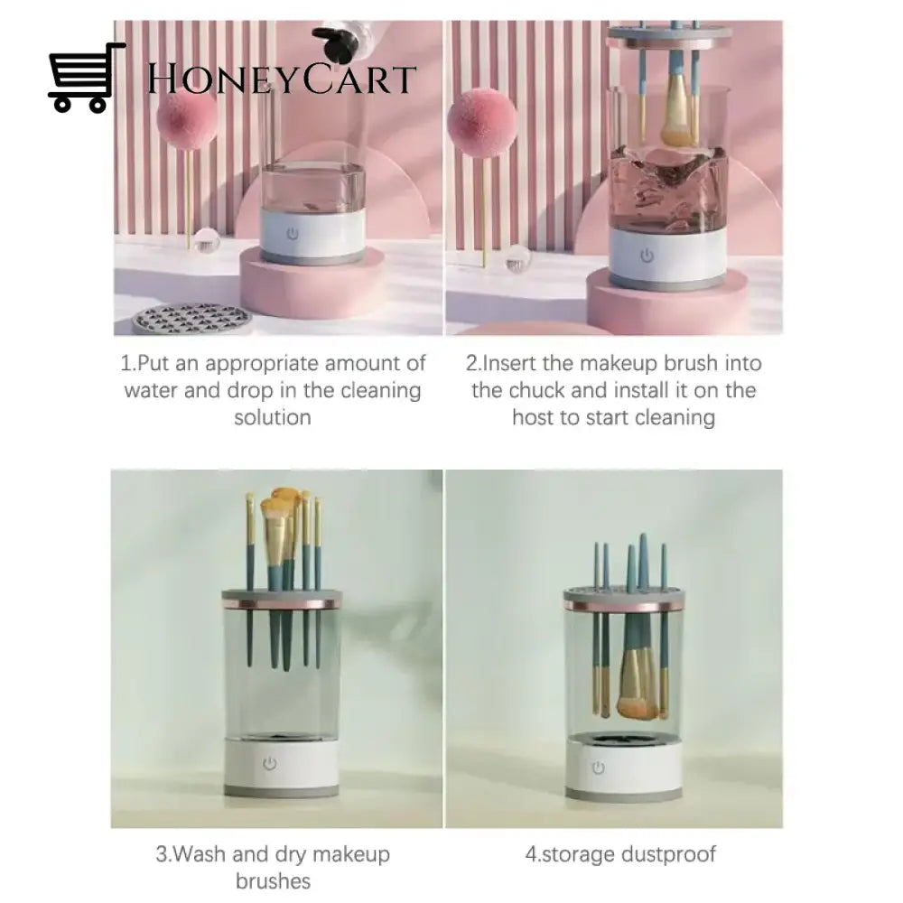 Automatic Electric Makeup Brush Cleaner Rechargeable