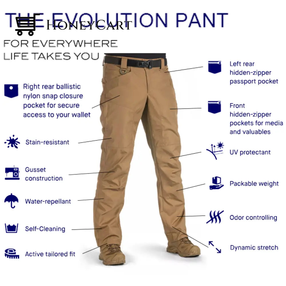 Autumn Ripstop Waterproof Pants-For Male Or Female Khaki / Xs (28-30 Waist)