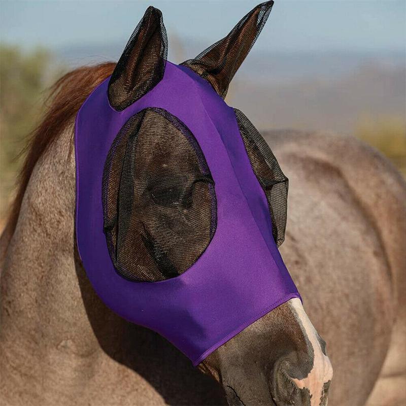 Anti-Fly Mesh Equine Mask for Horse