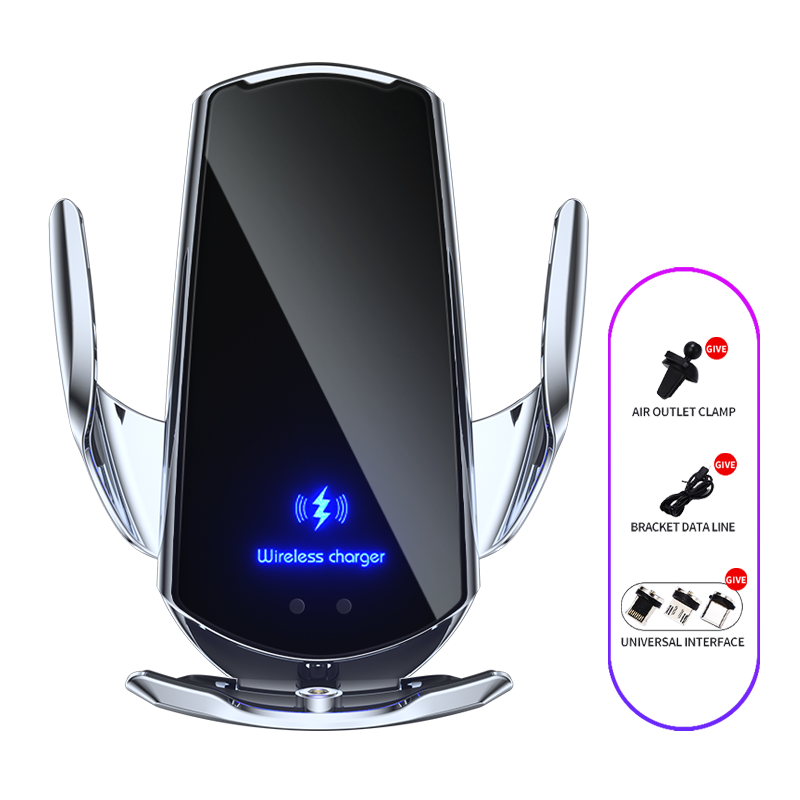 Wireless Automatic Sensor Car Phone Holder and Charger