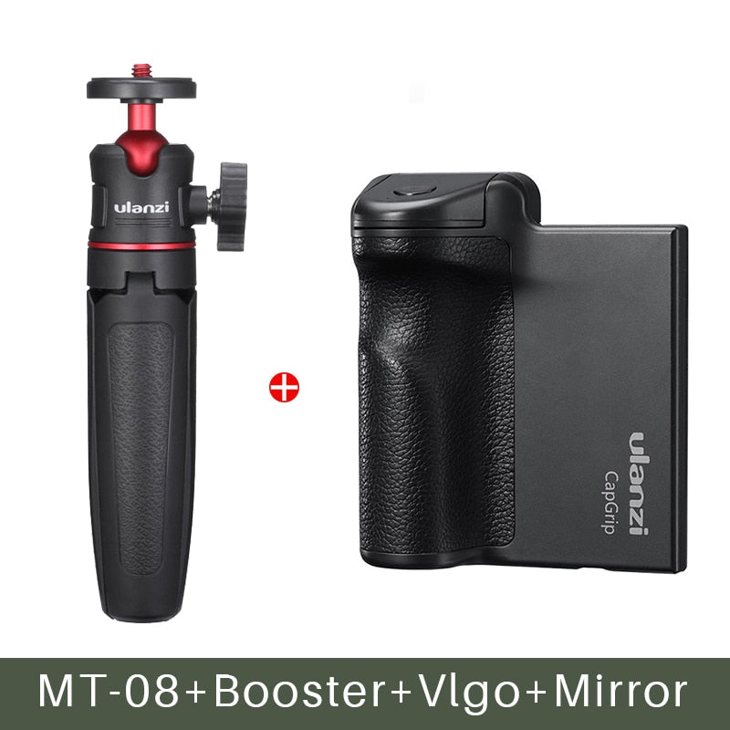 Handheld Selfie Booster Hand grip Bluetooth Remote Control Phone Shutter