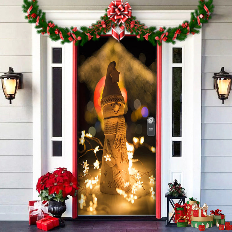 Nightmare Before Christmas Outdoor Decorations Props Christmas Elves Door Cover