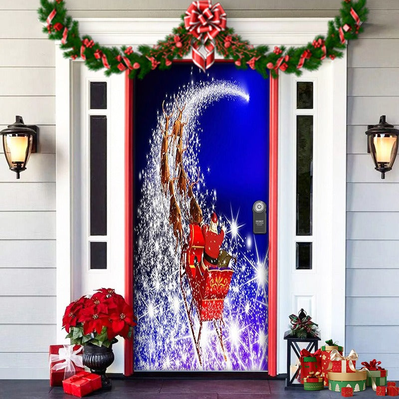 Nightmare Before Christmas Outdoor Decorations Props Christmas Elves Door Cover