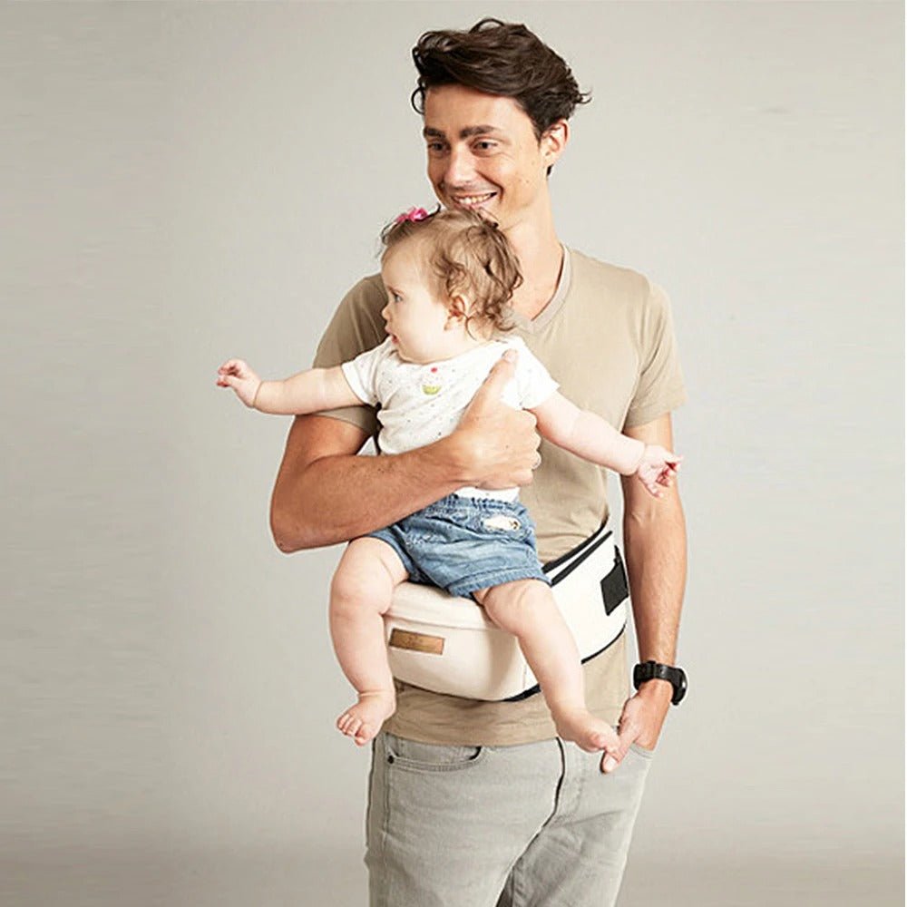 Baby Carrier Waist Stool - Shock Absorption Hip Seat Surface for Newborns & Toddlers