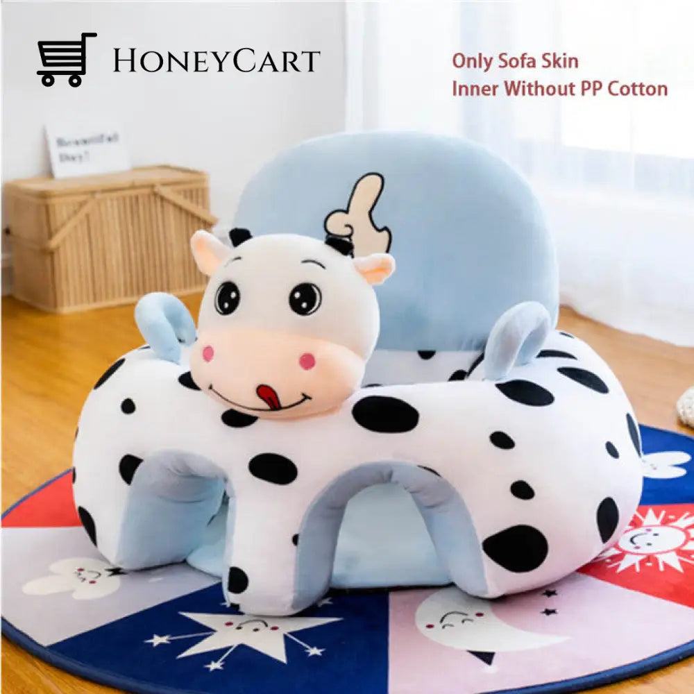Baby Sofa Support Seat Cover Plush Chair Learning To Sit Comfortable Cartoon Toddler Nest Puff