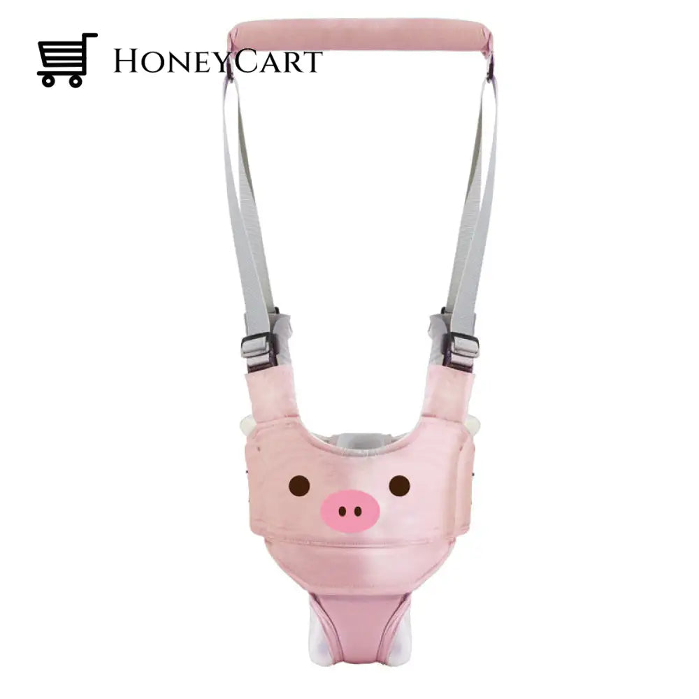 Baby Unisex Walker Assistant Harness Safety Toddler Belt Pink Pig