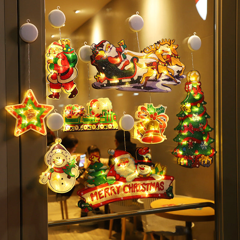 🎄Christmas Window Hanging Lights🎁