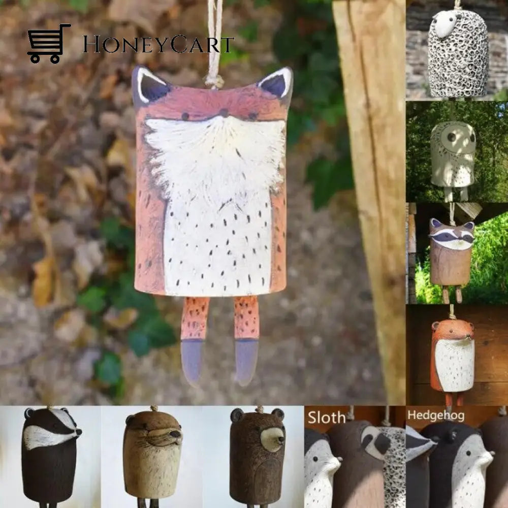 Beautiful Rustic Animal Wind Chimes Boho Handmade Garden Decor Gift A Set Of 10Pcssave $99 Tool
