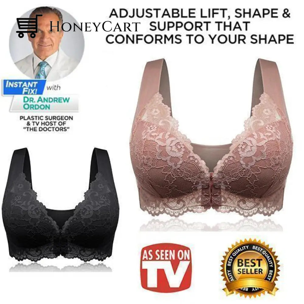 Best Choice Front Closure Extra-Elastic Breathable Bra