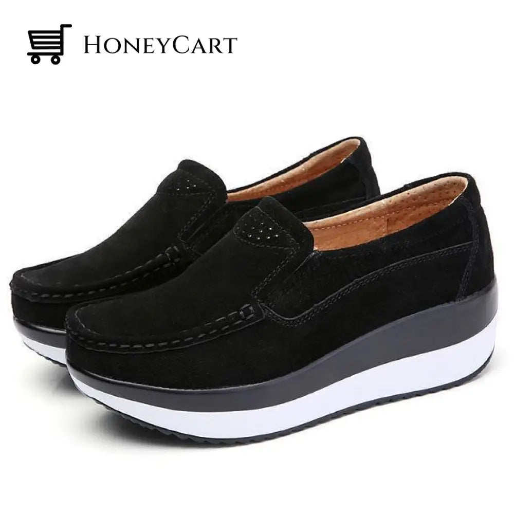 Beth Womens Platform Shoes Black / Uk 3 | Us 5 Eu 36